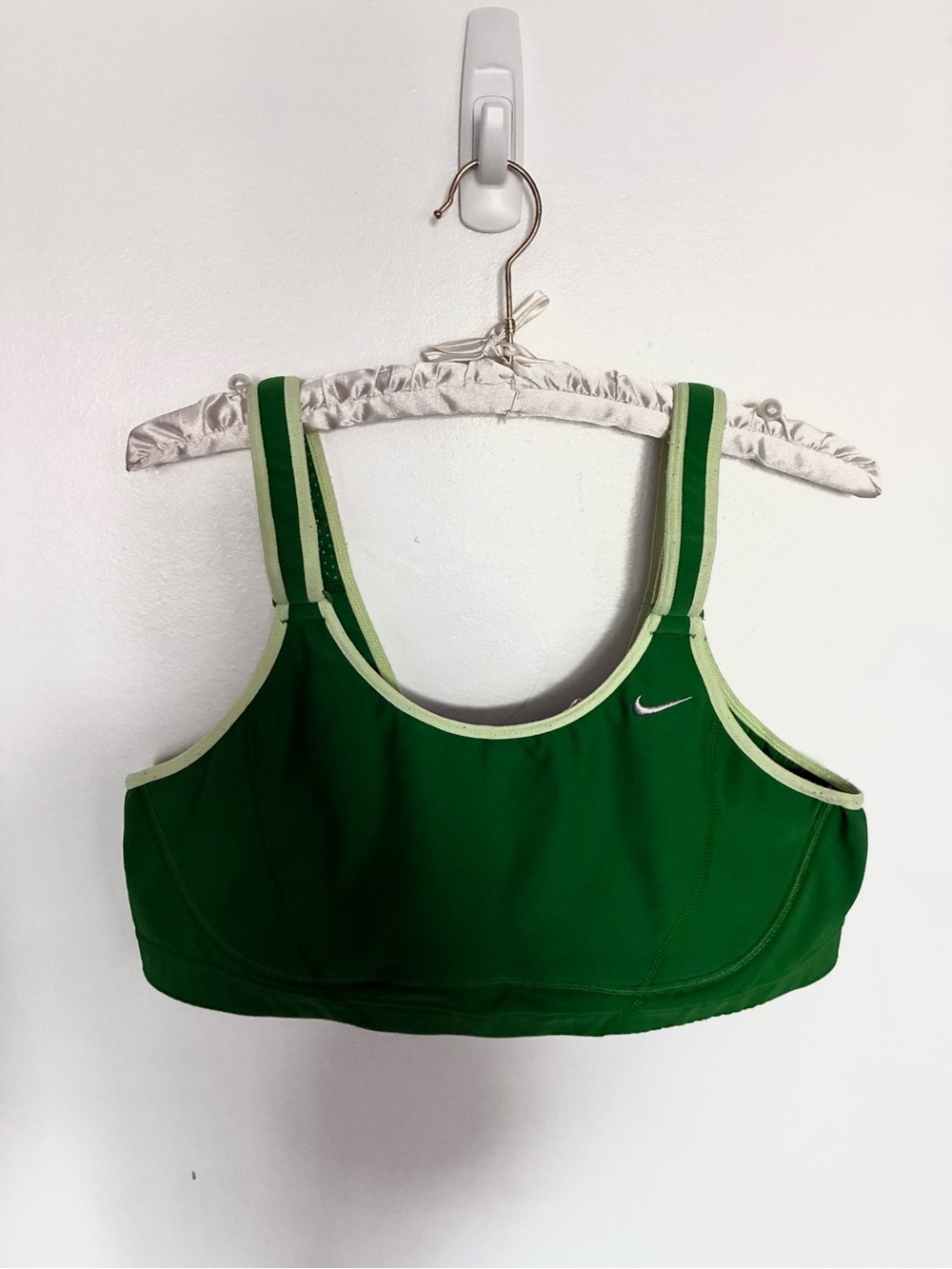 Nike Green Scoop Top with Light-Trim Straps